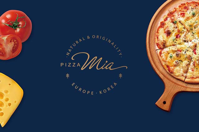 餐饮品牌设计-VI设计-品牌形象设计-PIZZAMIA披萨蜜娅